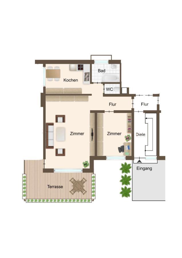 דירות Karsau Haus Am Oelberg מראה חיצוני תמונה
